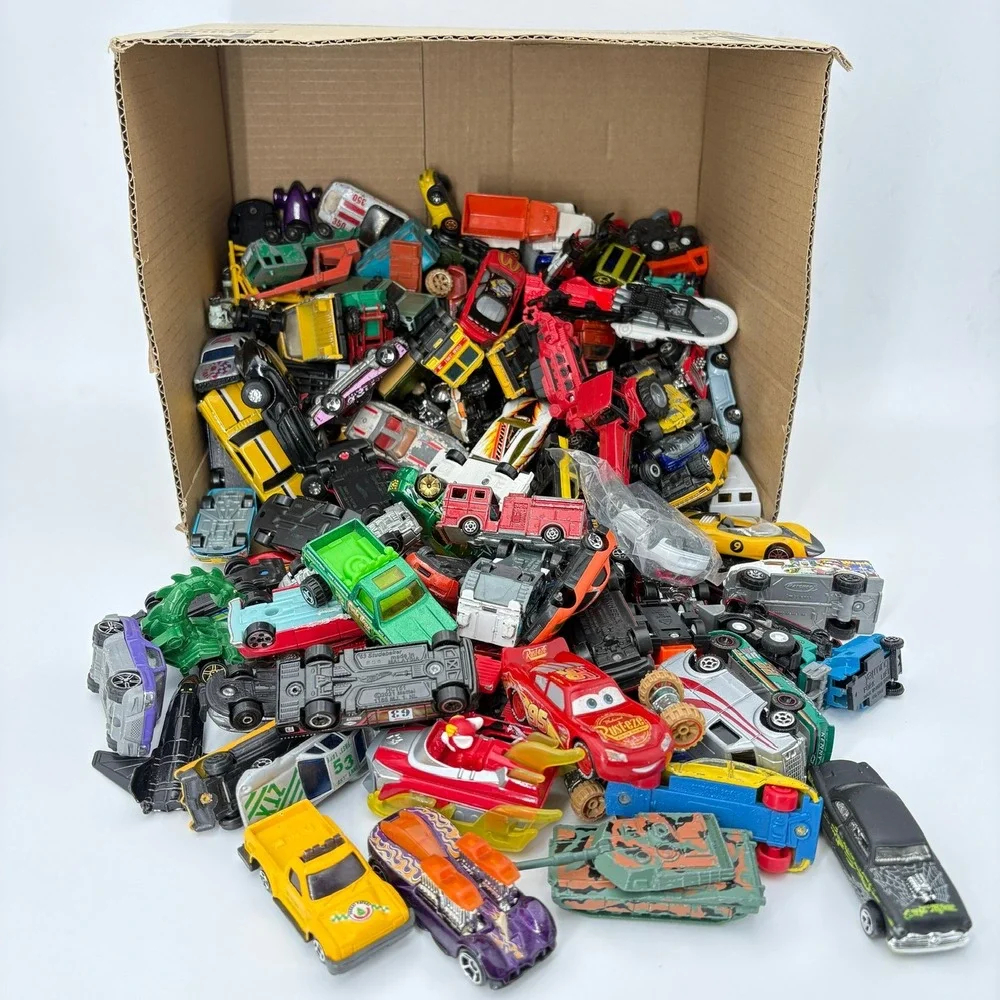 Huge Lot 160 Toy Cars Hot Wheels Matchbox Disney Pixar Cars Diecast Trucks Tank